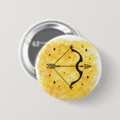 Sternzeichen Schütze Button (Vorne & Hinten)