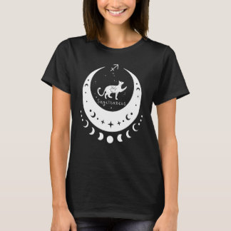 Sternzeichen Schütze Horoskop Astrologie Katze Cre T-Shirt