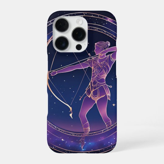 Sternzeichen Schütze iPhone Hülle (Rückseite)