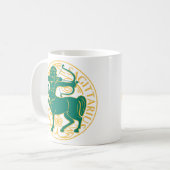 Sternzeichen Schütze Kaffeetasse (Vorderseite Links)