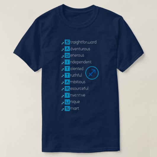 Sternzeichen Schütze T-Shirt (Design vorne)