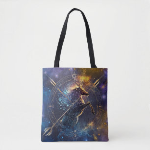 Sternzeichen Schütze Wasserfarben-Design Tasche