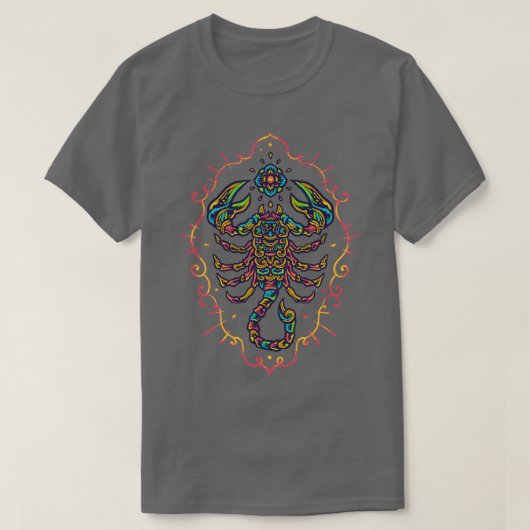 Sternzeichen Scorpio T-Shirt (Design vorne)