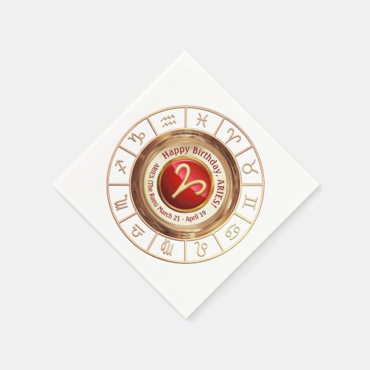 Sternzeichen Serviette (Ecke)