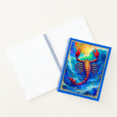 Sternzeichen Skorpion in Deep Waters Journal Notizblock (Innenseite)