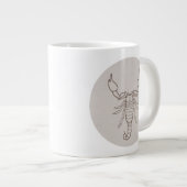 Sternzeichen Skorpion Jumbo-Tasse (Vorderseite Rechts)