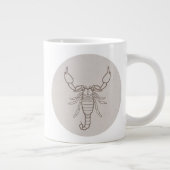 Sternzeichen Skorpion Jumbo-Tasse (Rechts)