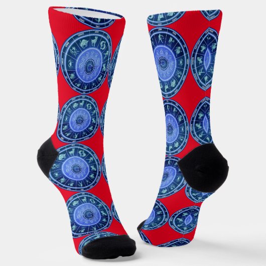 Sternzeichen-Sonnenzeichen Astrologie-Kalender Thu Socken (Gewinkelt)