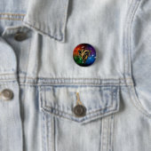 Sternzeichen Steinbock Abzeichen Astrologie-Gesche Button (Beispiel)