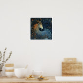 Sternzeichen Steinbock Astrologie Himmelszeichen Poster (Küche)