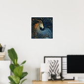 Sternzeichen Steinbock Astrologie Himmelszeichen Poster (Heimbüro)