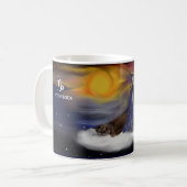 Sternzeichen Steinbock capricornus Tasse (Vorderseite Links)