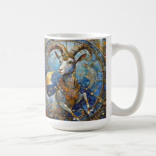 Sternzeichen - Steinbock der Meeresziege Kaffeetasse (Rechts)