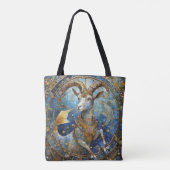 Sternzeichen - Steinbock der Meeresziege Tasche (Rückseite)