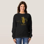 Sternzeichen Steinbock, gold - Sweatshirt (Vorne ganz)