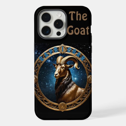 Sternzeichen Steinbock iPhone Hülle (Rückseite)