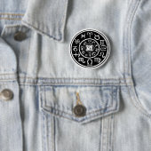 Sternzeichen - Steinbock Konstellation Button (Beispiel)