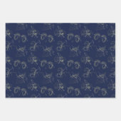 Sternzeichen, Sternbilder Geschenkpapier Set (Vorderseite 3)