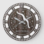 Sternzeichen/Sternzeichen/Schütze Große Wanduhr (Vorderseite)