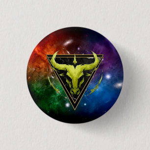 Sternzeichen Stier Abzeichen Astrologie-Geschenk Button