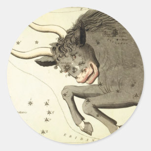 Sternzeichen: Stier Aufkleber
