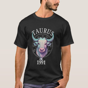 Sternzeichen Stier Bulle geboren 1991 T-Shirt