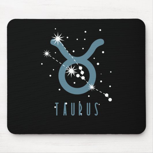 Sternzeichen "Stier" Mousepad (Vorne)