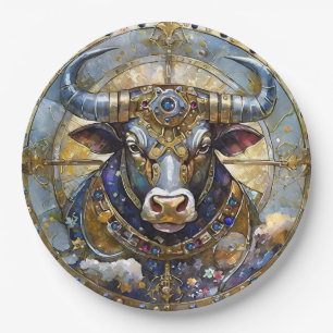 Sternzeichen - Stier Pappteller