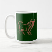 Sternzeichen Stier zodiac sign Taurus Kaffeetasse (Links)
