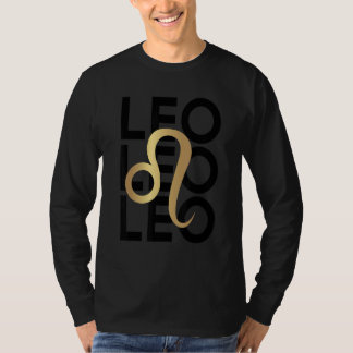 Sternzeichen Symbol Horoskop Löwe Leo T-Shirt
