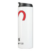 Sternzeichen Thermosbecher (Nach rechts gedreht)