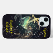 Sternzeichen von Capricorn Case-Mate iPhone Hülle (Rückseite (Horizontal))