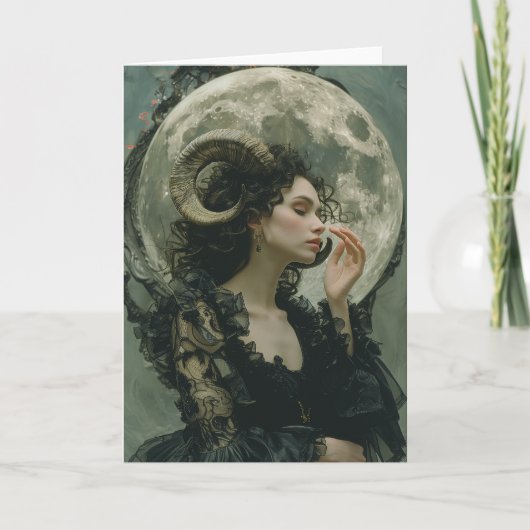 Sternzeichen von Steinbock, Astrologie, Tarot, Not (Vorderseite)