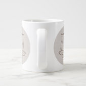 Sternzeichen Waage -  Jumbo-Tasse (Rückseite)