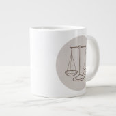 Sternzeichen Waage -  Jumbo-Tasse (Vorderseite Rechts)