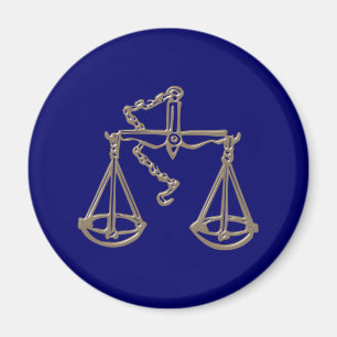 Sternzeichen Waage zodiac sign Libra Magnet