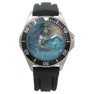 Sternzeichen Wassermann Armbanduhr