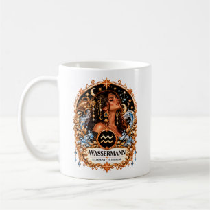 Sternzeichen Wassermann -Gold Edition/Herren Tasse