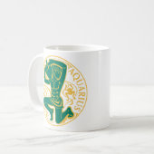 Sternzeichen Wassermann Kaffeetasse (Vorderseite Links)