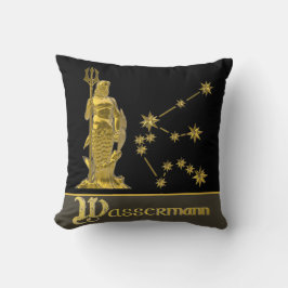 Sternzeichen Wassermann -  Kissen