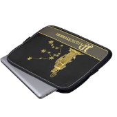 Sternzeichen Wassermann - Laptopschutzhülle (Vorne Knopf)