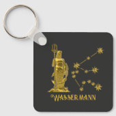 Sternzeichen Wassermann -  Schlüsselanhänger (Vorderseite)