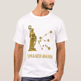 Sternzeichen Wassermann -  T-Shirt