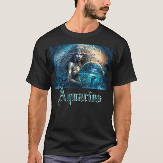 Sternzeichen Wassermann T-Shirt (Vorderseite)