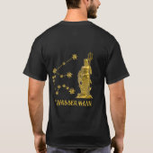 Sternzeichen Wassermann -  T-Shirt (Rückseite)