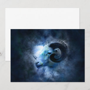 Sternzeichen Widder Astrologie Zeichen Blaues Scha Einladung