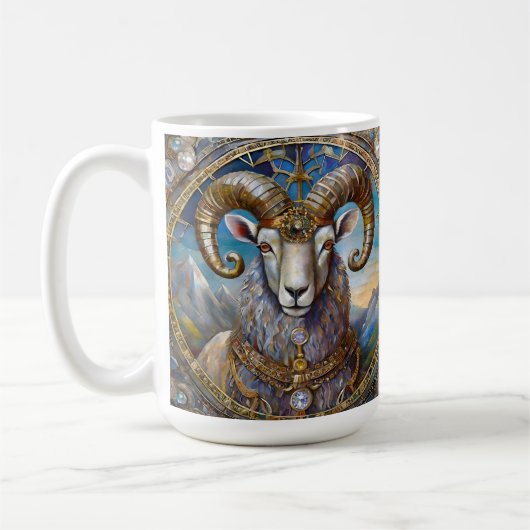 Sternzeichen - Widder Kaffeetasse (Links)