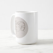 Sternzeichen Widder Kaffeetasse (Vorderseite Links)