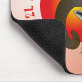 Sternzeichen Widder Mauspad (Ecke)