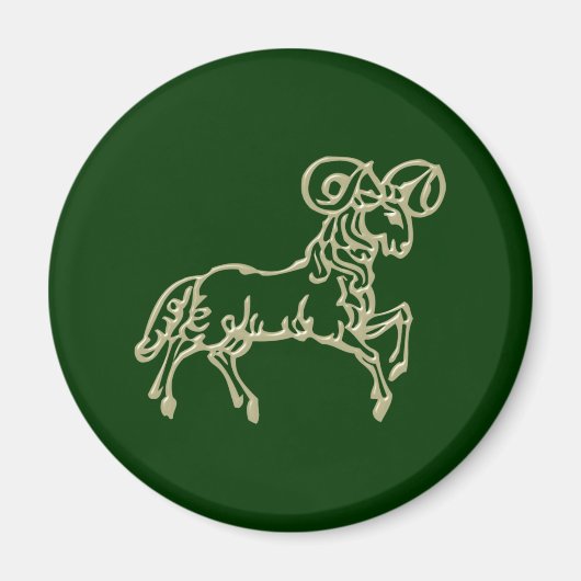 Sternzeichen Widder zodiac sign Aries Magnet (Vorne)